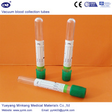Tube d&#39;héparine de tubes de prélèvement sanguin sous vide (ENK-CXG-026)